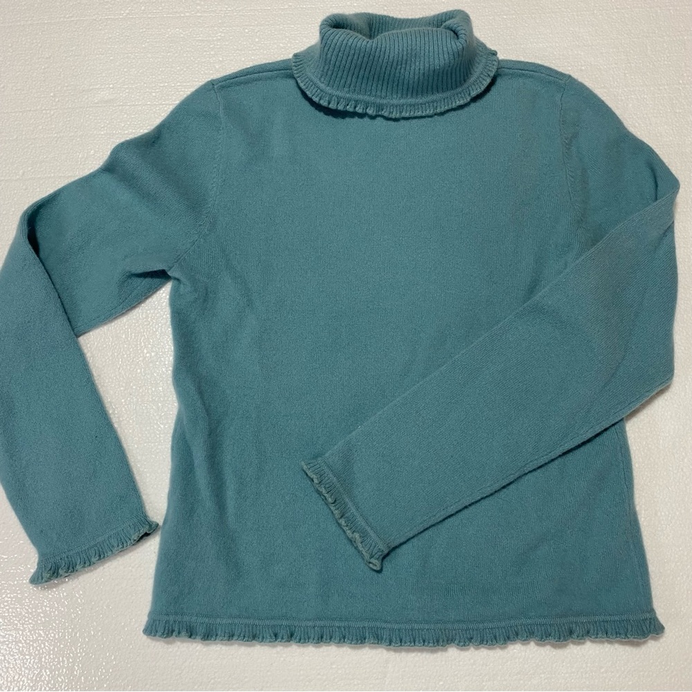 Ralph Lauren Teal Turtleneck Sweater